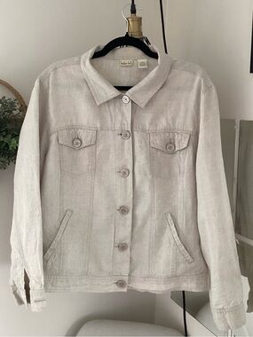 Linden Light Taupe Jean Jacket